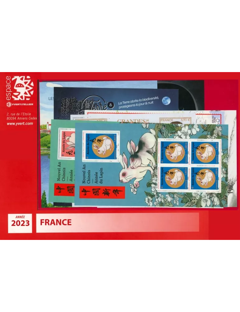 n° 5643/5735 - Timbre France Année complète (2023)