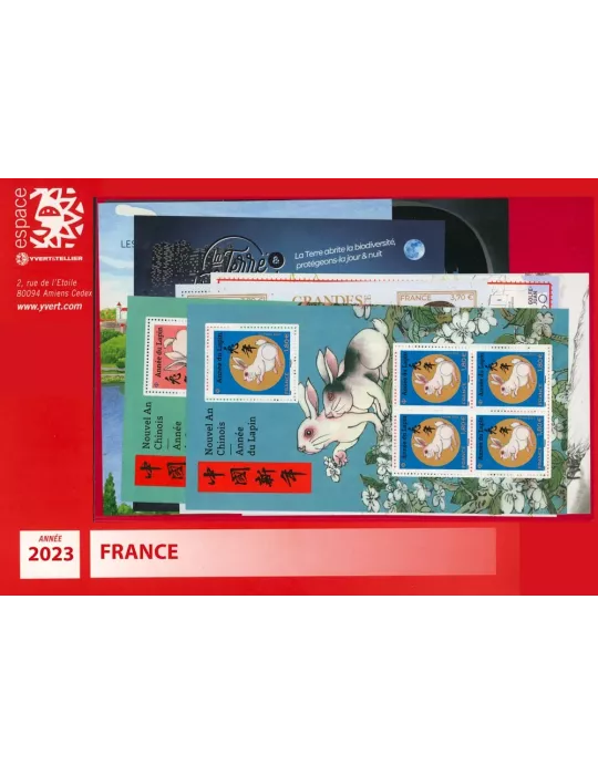 n° 5643/5735 - Timbre France Année complète (2023)