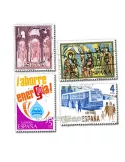 ESPAGNE : pochette de 1000 timbres (Oblitérés)
