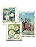 FINLANDE : pochette de 200 timbres (Oblitérés)
