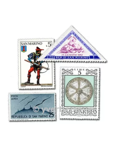 ST MARIN : pochette de 200 timbres (Oblitérés)