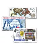 TCHECOSLOVAQUIE : pochette de 300 timbres (Oblitérés)