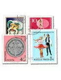 HONGRIE : pochette de 200 timbres (Oblitérés)