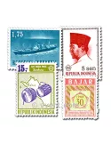 INDONESIE : pochette de 100 timbres (Oblitérés)