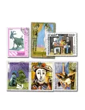 PICASSO : pochette de 50 timbres (Oblitérés)