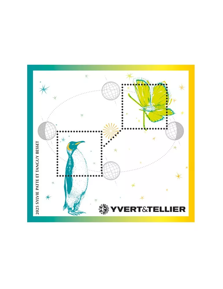 n° 17 - Timbre France Bloc Yvert et Tellier (Sylvie Patte & Tanguy Besset)