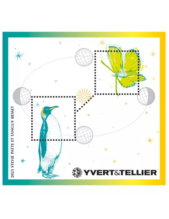 n° 17 - Timbre France Bloc Yvert et Tellier (Sylvie Patte & Tanguy Besset)