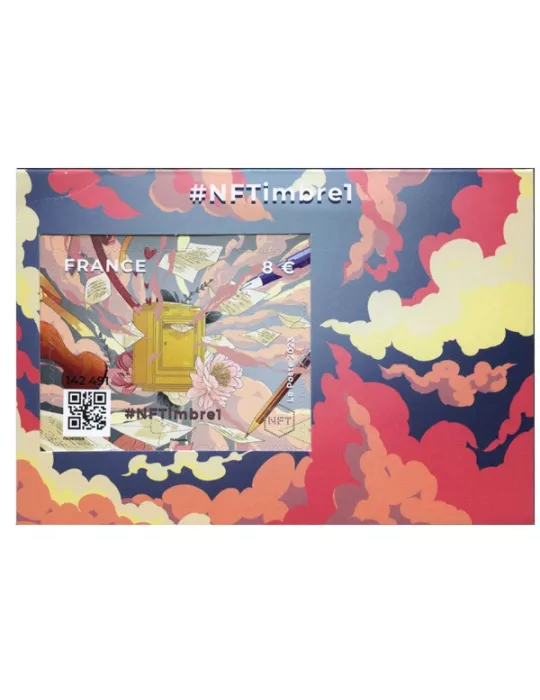 n°1 - Timbre FRANCE Timbres Crypto