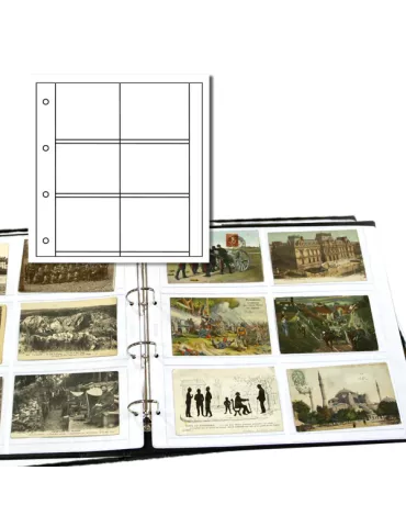 Recharges ALBUM CP LUXE : 6 cases horizontales (Cartes Postales modernes) 2
