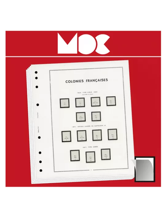 MOC SF : ALGÉRIE I (Avant indépendance) - 1924-1958 (avec pochettes) LEUCHTTURM