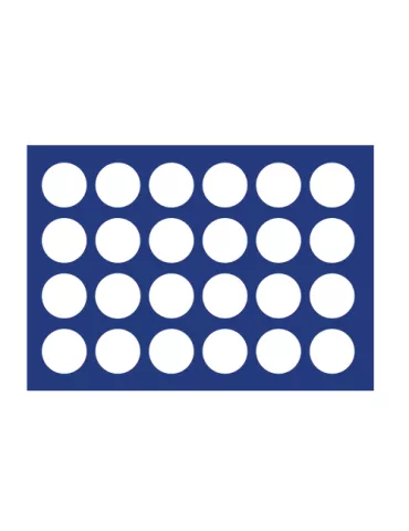 PLATEAU MALETTE DIAMANT (24 CASES RONDES : Ø 38mm ) - SAFE®