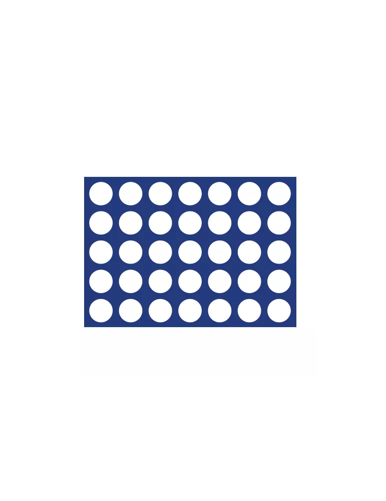 PLATEAU MALETTE DIAMANT (35 CASES RONDES : Ø 32.5mm ) - SAFE®