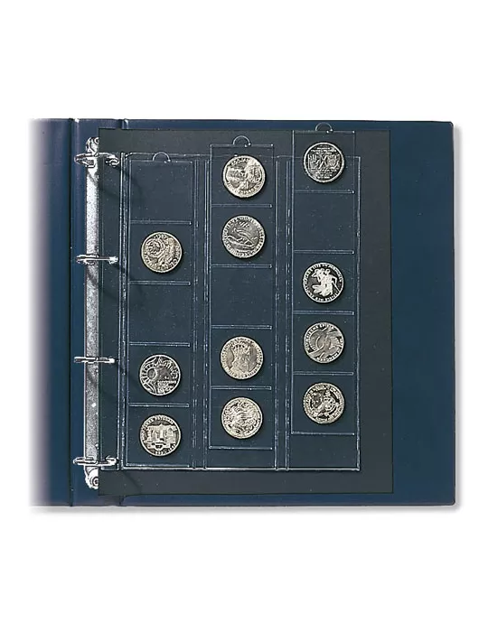 FEUILLES COMPACT A4 ( MONNAIES : Ø jusqu´à 22mm) - SAFE® (x2)