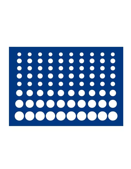 PLATEAU MALETTE DIAMANT (80 CASES RONDES) - SAFE®