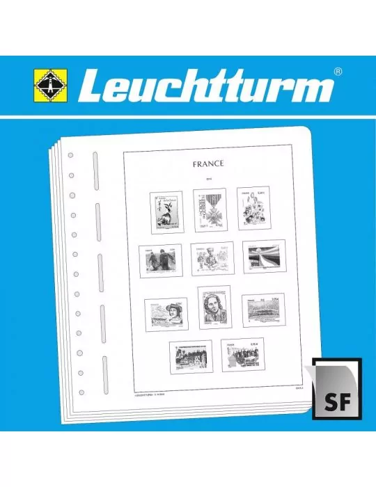 FRANCE SF (BLOC SOUVENIR) : 2021 (avec pochettes) LEUCHTTURM