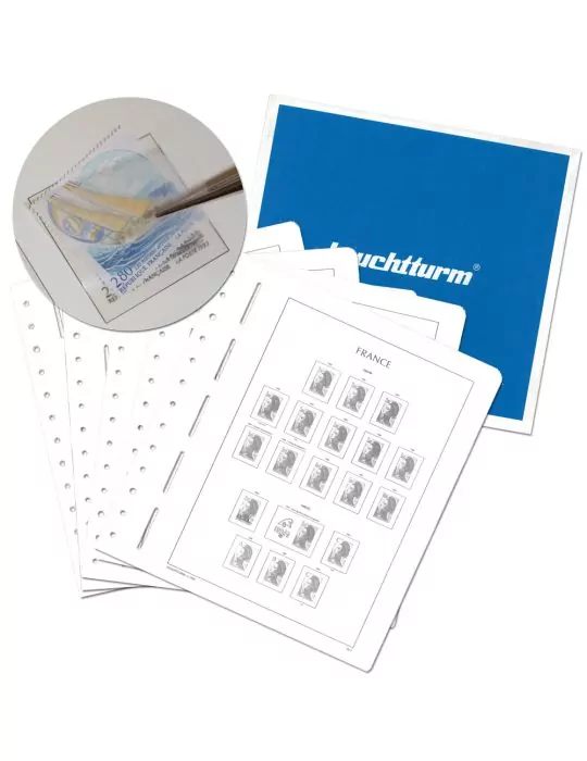 FRANCE SF : 2020-2023 (avec pochettes) LEUCHTTURM