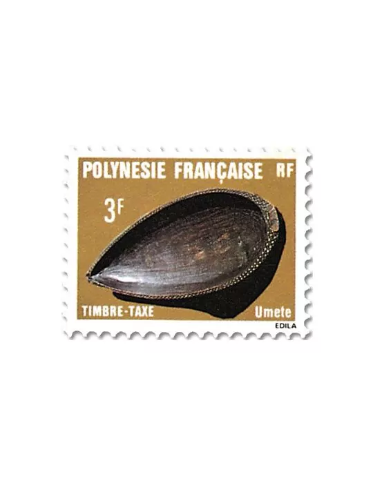 n° 4/7 -Timbre Polynésie Taxe