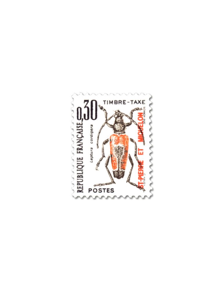 n° 82/91 -Timbre Saint-Pierre et Miquelon Taxe