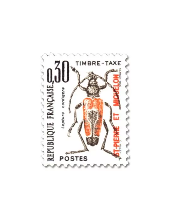 n° 82/91 -Timbre Saint-Pierre et Miquelon Taxe