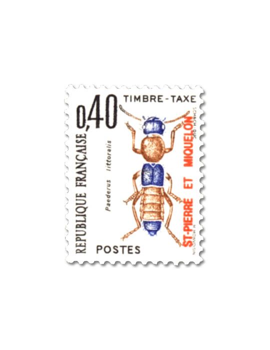 n° 82/91 -Timbre Saint-Pierre et Miquelon Taxe