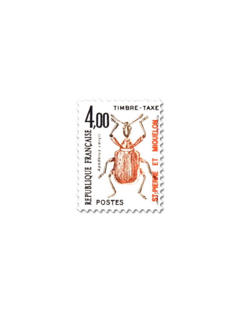 n° 82/91 -Timbre Saint-Pierre et Miquelon Taxe