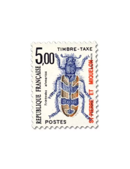 n° 82/91 -Timbre Saint-Pierre et Miquelon Taxe