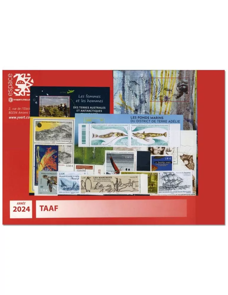 n° 1070/1101 - Timbre TAAF Année complète (2024)