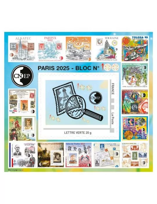 n° 100 - Timbre France CNEP