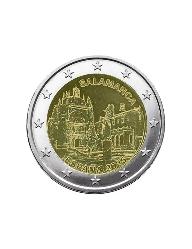 2 EURO COMMEMORATIVE 2025 : ESPAGNE (Vieille ville de Salamanque)