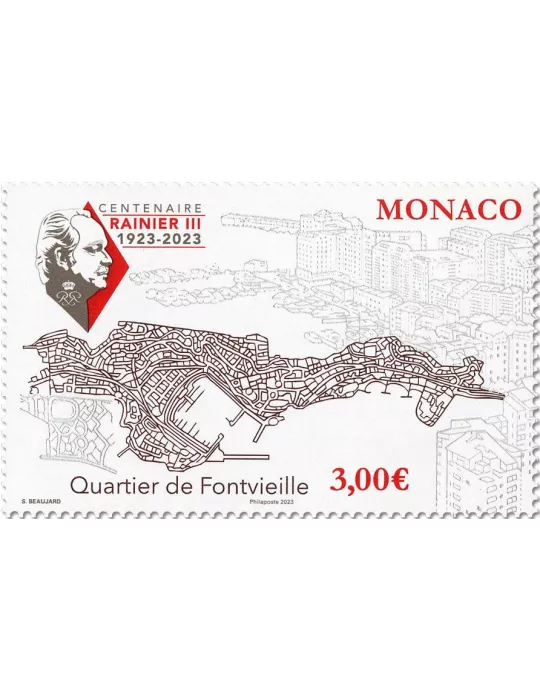 n° F3402 - Timbre MONACO Poste