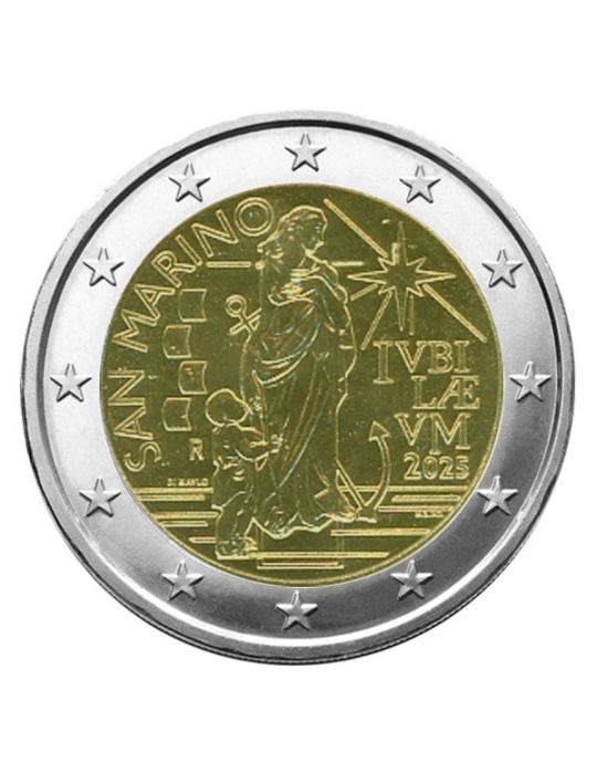 BU : 2 EURO COMMEMORATIVE 2025 : SAINT-MARIN (Année Sainte)