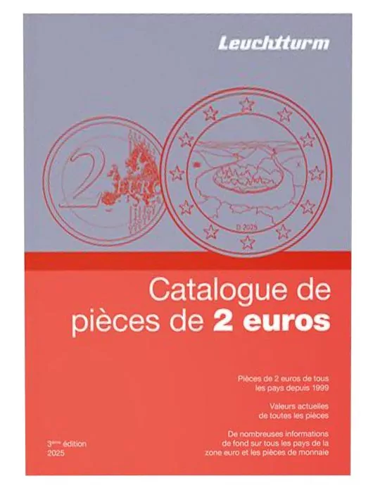 CATALOGUE DE PIECES DE 2 EUROS COMMEMORATIVES - 2025 - LEUCHTTURM (VERSION FRANCAISE)
