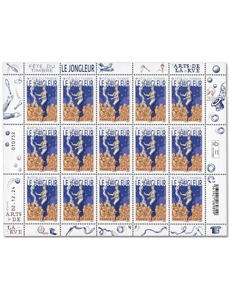 n° F172 - Timbre France Feuillets de France (n° 5854)