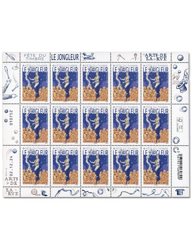 n° F172 - Timbre France Feuillets de France (n° 5854)
