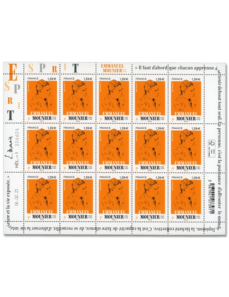 n° F173 - Timbre France Feuillets de France (n° 5856)