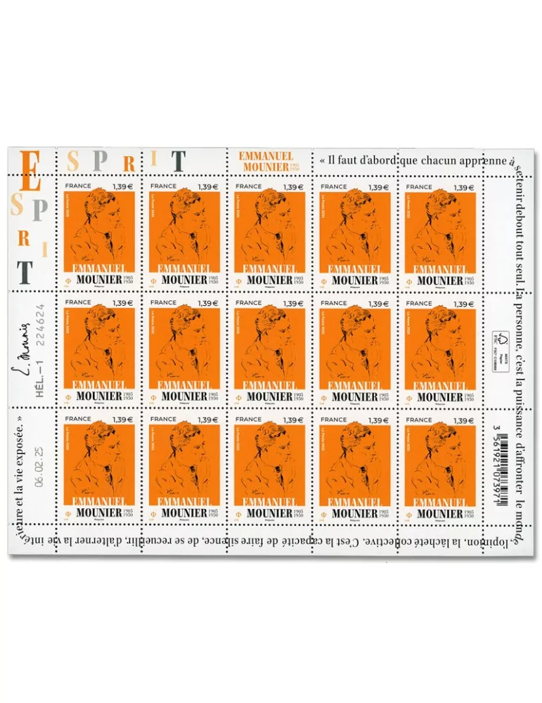 n° F173 - Timbre France Feuillets de France (n° 5856)