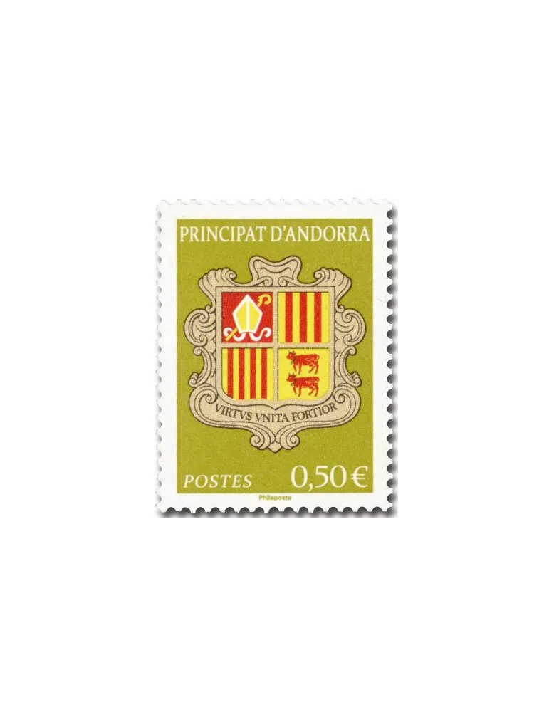 n° 887 - Timbre ANDORRE Poste
