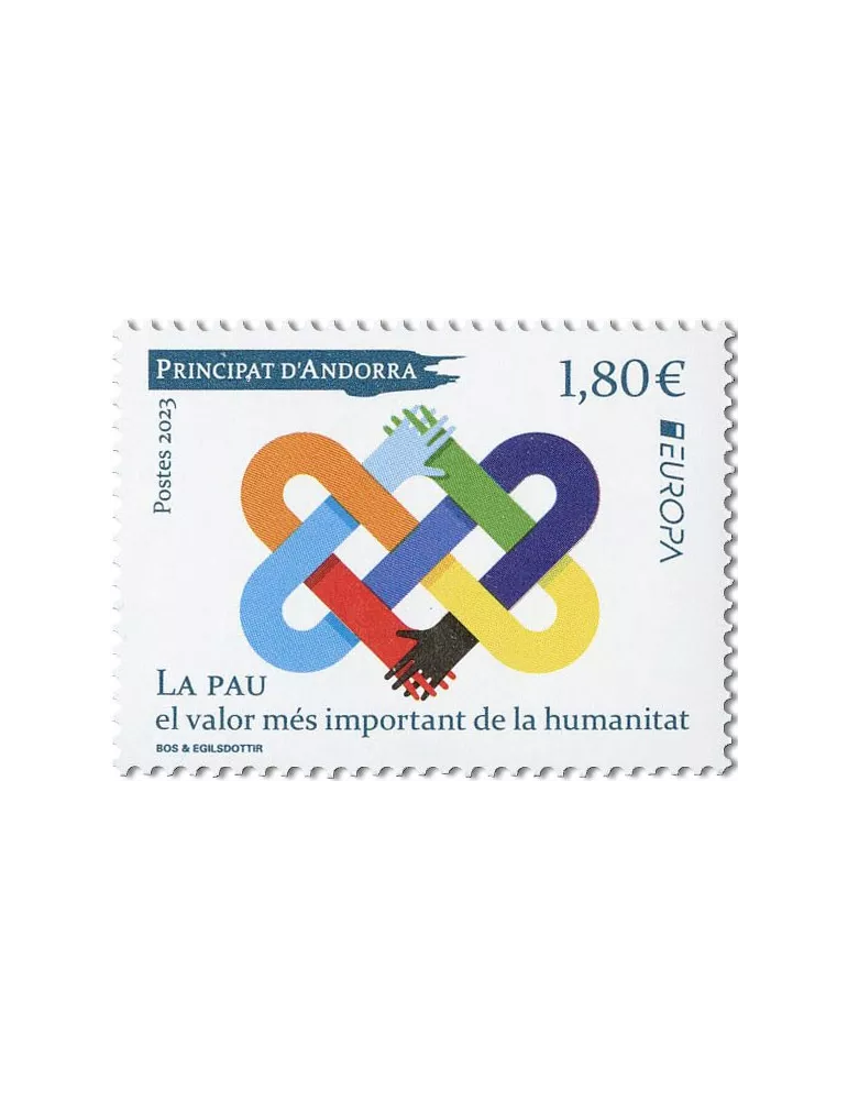 n° 891 - Timbre ANDORRE Poste