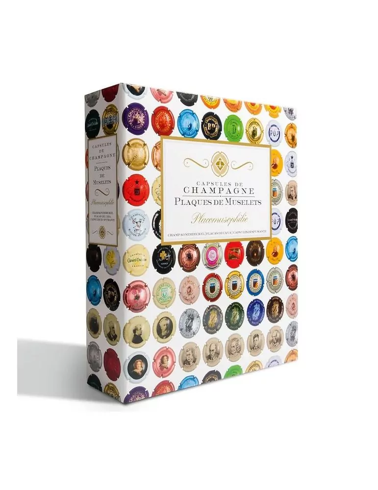 GRANDE CHAMP : Album + recharges (210 plaques de muselets de Champagne)