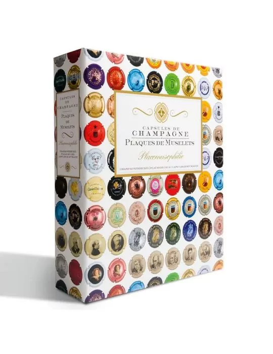 GRANDE CHAMP : Album + recharges (210 plaques de muselets de Champagne)