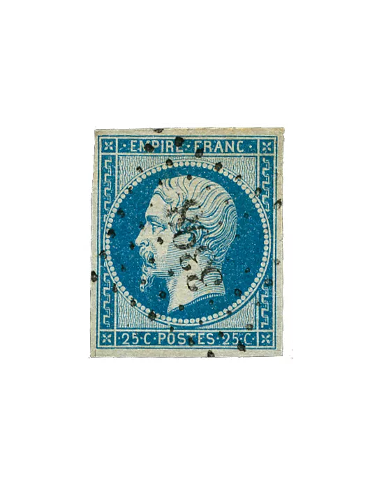 n° 11/12/13A/14A/15/16/17B obl. (Qualité : B) - Napoléon III (Empire Non dentelé)