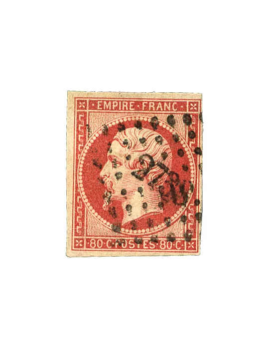 n° 11/12/13A/14A/15/16/17B obl. (Qualité : B) - Napoléon III (Empire Non dentelé)