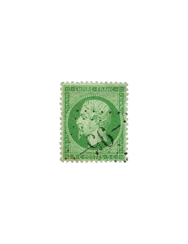 n° 19/24 obl. (Qualité : B) - Napoléon III (Empire non lauré)