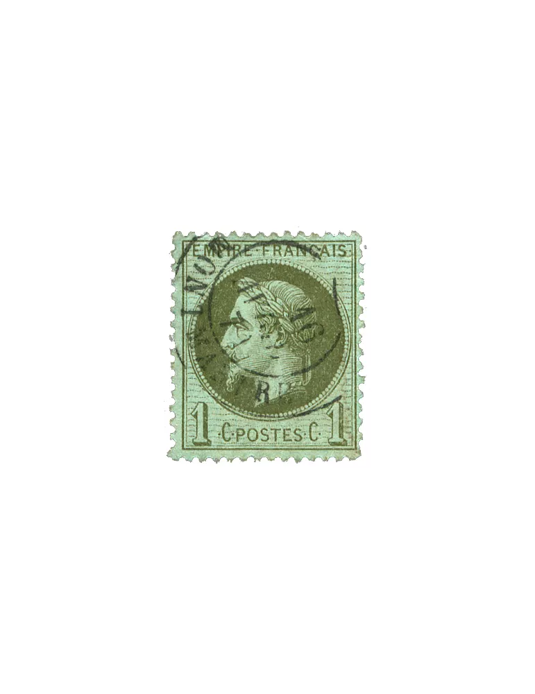 n° 25/26A/27A/28B/29B/30/31/32 obl. (Qualité : B) - Napoléon III (Empire lauré)