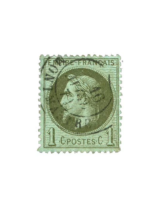 n° 25/26A/27A/28B/29B/30/31/32 obl. (Qualité : B) - Napoléon III (Empire lauré)