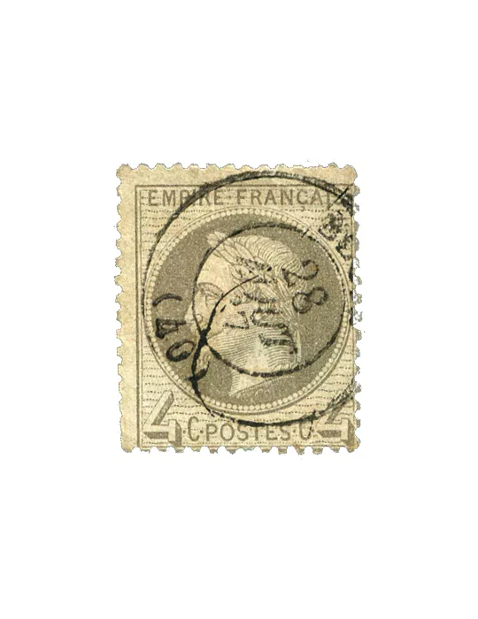 n° 25/26A/27A/28B/29B/30/31/32 obl. (Qualité : B) - Napoléon III (Empire lauré)