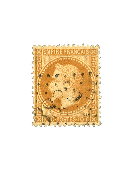n° 25/26A/27A/28B/29B/30/31/32 obl. (Qualité : B) - Napoléon III (Empire lauré)