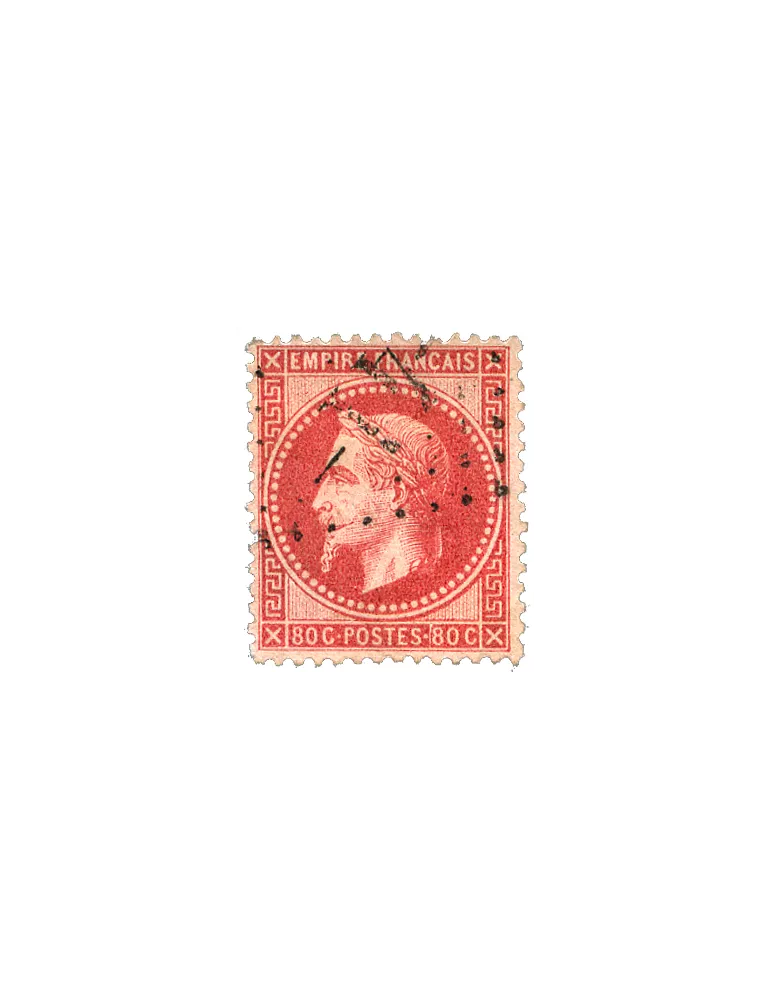 n° 25/26A/27A/28B/29B/30/31/32 obl. (Qualité : B) - Napoléon III (Empire lauré)