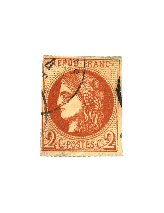 n° 39C-40B-41B-42B-43A-44A-45B-46B-47/49 obl. (Qualité : B) - Cérès (Émission de Bordeaux)