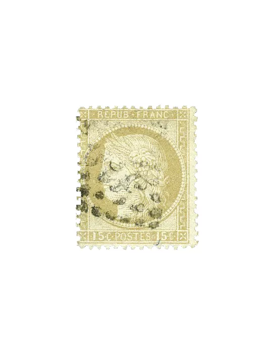 n° 50/60A obl. (Qualité : B) - Type Cérès dentelé (IIIe République)